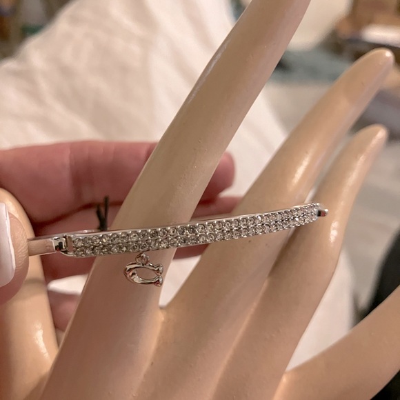Jewelry - Elegant Silver Bracelet with Crystal Accents